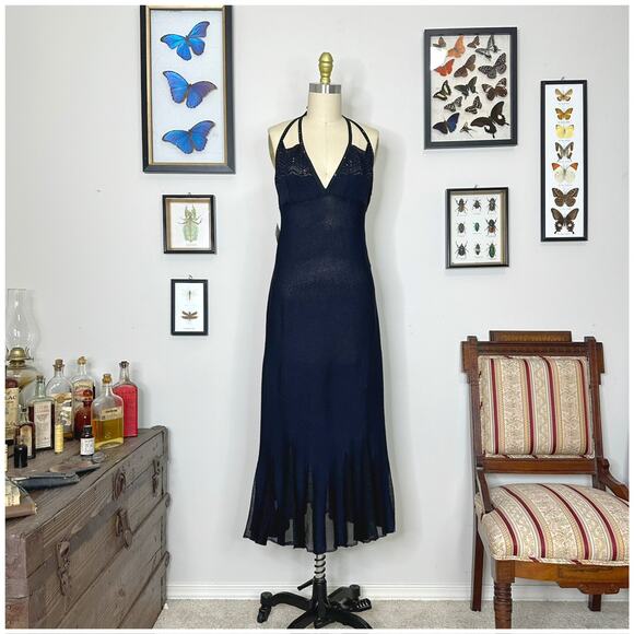 St. John. Evening Embellished Floral Knit Evening Dress Womens Size 6 NWT NEW - Picture 2 of 16